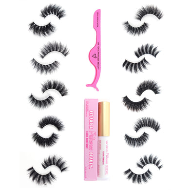 Mink, Synthetic and Lash Adhesive Bundle
